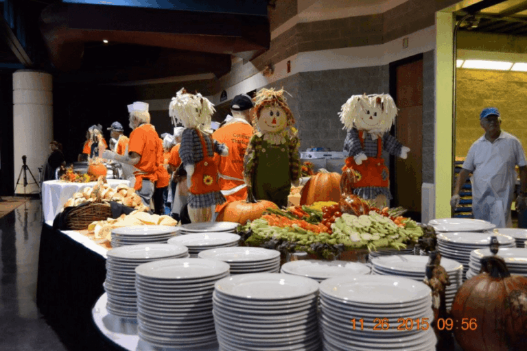 catering at Festival Park